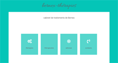 Desktop Screenshot of bernex-therapie.ch